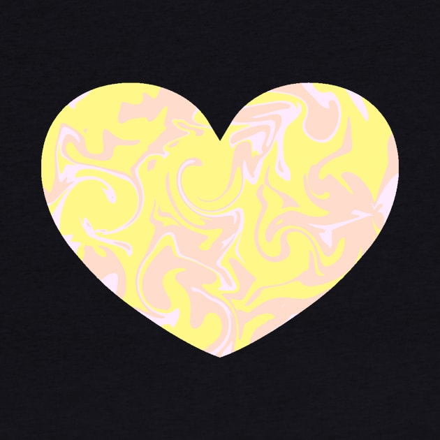 Pangender Pride Marble Heart by nochi